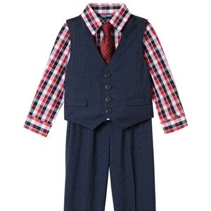 Nautica vest set 4 piece boy size 7X